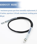 Grease Gun Hose Kit For 20V Max Cordless Grease Gun, 42 Inch Flexible Hose With 1/8 Inch Bore, 7/16-28 UNEF Base, Includes Coupler