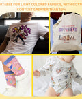 Easy At-Home Iron-On Heat Transfer Paper For White And Light Fabrics Inkjet Compatible on T-shirt and tote bag display