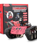 Conqueror Robot Tank Kit With UNO R3 Controller for Arduino STEM coding toy, stainless steel tank with FPV driving modes