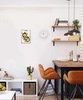 Kitchen wall with Vintage Metal Sign With Two Bowls Of Ramen Illustration Dope Rustic Tin Wall Art for decor 8x12 inches