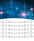 100 Pcs Wave Washer Set In Stainless Steel A2 70 Grade Three Wave Gaskets For Fasteners M6 Hardware And DIY Projects For Home Garage Car Maintenance Durable Corrosion Resistant Easy Fit, assorted sizes