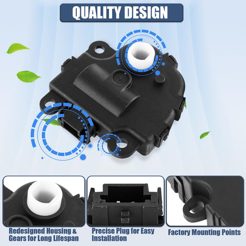 604-108 HVAC Heater Blend Door Actuator Replacement For Chevy Impala 2004 2013 easy install with quality design features