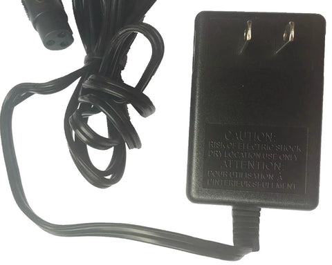 Electric Scooter Battery Charger For E100 E125 E150 Models 24V Lead Acid Battery With 3 Prong Inline Connector UL Listed