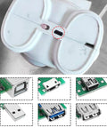 DIY Friendly USB To DIP Breakout Adapter Kit 18 Pcs, various USB connectors on breakout PCBs for prototyping projects.
