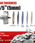 Beefy Carbide Hole Saw Heavy Duty Cutter For Stainless Steel And Sheet Metal 1 Inch 25mm with various cut materials