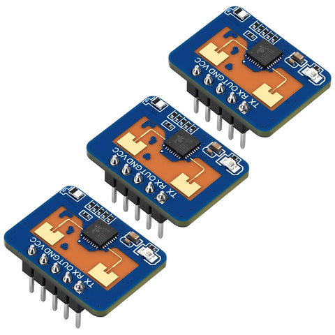 Three Must Have MmWave Presence Sensor Module For Smart Homes With UART GPIO Output Detects People From Moving Or Micro Movements Up To 6M Range