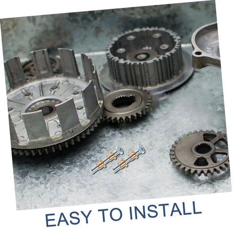 Door Hinge Repair Kit Pin And Bushing For Automotive Door Hardware with metal components and gears displayed on metal surface