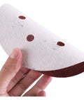 Heavy Duty 6 Inch Hook And Loop Sanding Discs With Anti-Clog Coating For Orbital Sanders, showing a hand holding the disc.