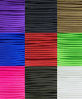 Various colors of nylon rope, similar in type to Para-Max Paracord 3000 Lb Strength, 5/16 Inch Thick for outdoor adventures
