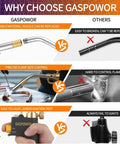 Comparison chart showing advantages of Go-To Heavy Duty Propane Torch Kit With Trigger Start Igniter over other torches