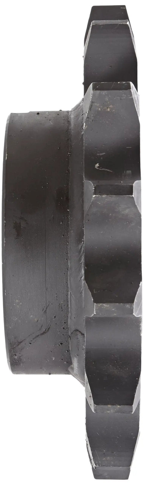 Beefed Up Reboreable Type B Roller Chain Sprocket For 200 Chain Size, 2.5 Inch Pitch, side view showing teeth and bore detail