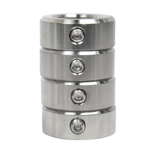 Stainless Steel Set Screw Shaft Collar One Inch Bore One And Five Eighths Inch Outer Diameter Five Eighths Inch Width Pack Of Four