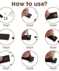 Step-by-step guide for Heavy Duty Leather Snap Fasteners Kit For DIY Projects, 15mm Metal Snap Buttons With 24 Sets And 4 Install Tools