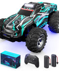 All Terrain Remote Control Car For Kids 1 To 16 Scale High Speed 25 Km Per Hour RC Truck with accessories and LED lights