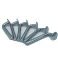 Heavy Duty Pallet Rack Safety Drop Pin Round Top Hat Three Quarters Inch Pin With 0.300 Inch Width And 3.025 Inch Height Beam Lock