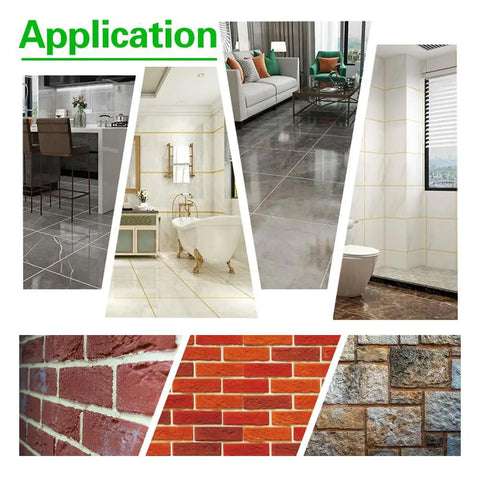 Heavy Duty Grout And Mortar Bags With Slick Stainless Steel Tips Grey 3 Pack All In One Masonry Tool Kit For Tile And Brick Jobs application examples for various surfaces.