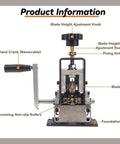 Manual Wire Stripping Machine For Copper And Aluminum Wires With Hand Crank Or Drill Compatibility, front view details visible