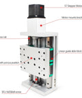 XC150 CNC Linear Stage Motion Actuator XYZ Axis Cross Sliding Table With 1605 Ballscrew And Nema23 Stepper Motor Bracket