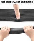Tot Safe Edge Corner Protectors 16 Foot Ultra Plush Foam Bumpers demonstrating high elasticity and softness, ideal for baby proofing.