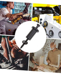 Collage of Heavy-Duty Barn Door Track Spacers Kit With Screws in various workshop scenarios
