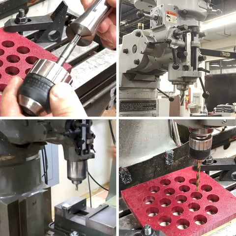 13 Piece R8 Collet Set For Milling Machines 1/8 To 7/8 Inch Pro Grade Mill Chuck Holder For Bridgeport Spindle 65Mn Material.0006