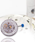 ETA 2824-2 Sellita SW200 Automatic Watch Movement With Quick Date Set, 26 Jewels, 28,800 BPH, white date wheel close-up