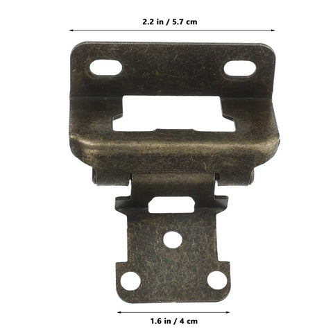Heavy Duty Self Closing Cabinet Hinges Half Inch Overlay Semi Concealed Steel For Home Cabinets And Gates Auto Close Doors High Stability