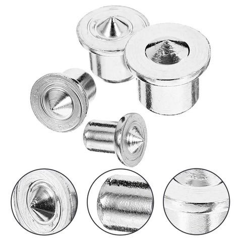 Pro Grade Stainless Steel Dowel Pin Set For Woodworking Alignment And Center Transfer Portable Doweling Locator, close-up view