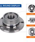 All views of Rear Wheel Bearing And Hub Assembly For Audi TT Quattro Beetle Golf Jetta City 1998 To 2010 And 2004 R32 High Quality Wheel Hub Kit