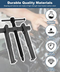 Beefy 4 Piece 2 Jaw Gear Puller Set with Adjustable 3, 4, 6 and 8 Inch Pulleys Bearing Remover for Wheel Bearings, Gears and Motors