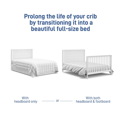 Crib Conversion Kit For 4 In 1 And 5 In 1 Convertible Cribs And Mini Cribs Converts To Twin And Full Beds Box Spring Required