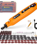 Portable Cordless Rotary Tool Kit Delivers Lightning Fast Usb Power And 111 Essentials for precise sanding, polishing, and engraving.