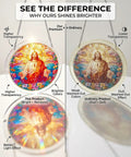 Comparison between premium and ordinary Jigsaw Puzzle Suncatcher Kit With 83 Pieces For DIY Stained Glass Window Art No Glue Needed