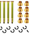 Door Hinge Pin And Bushing Repair Kit For Ford Bronco And F Series F 100 F 150 F 250 F 350 Upgrade Replacement Includes Four Pins Eight Bushings Eight Clips