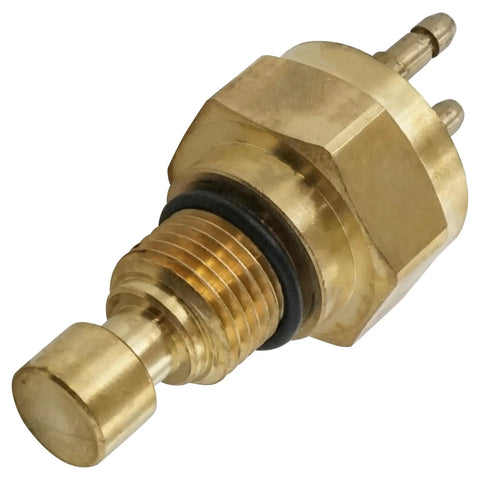 Fan Sensor Switch Compatible With Honda Shadow 750 VT750C 1983 And Other Honda CX And Ascot Models Plus Kawasaki Bayou 400 And Brute Force Mule 4X4 Series For Easy Ride Ready Cooling Control Replacement brass threaded sensor, 61.3 mm
