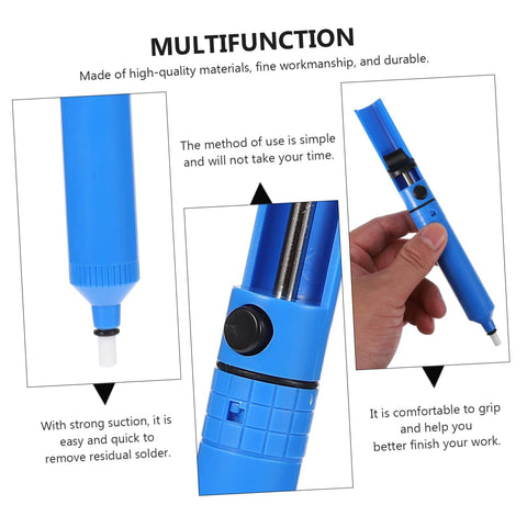 Desoldering Gun Solder Sucker Pen Set 2 Pack Vacuum Solder Removal Tool For PCBs One Handed Easy To Use No Fuss Desolder Pump
