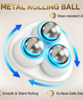Heavy Duty Self Adhesive Appliance Sliders 16 Pack Quick Grip Furniture Protectors For Kitchens Easy Glide Blender Pads with metal rolling balls.