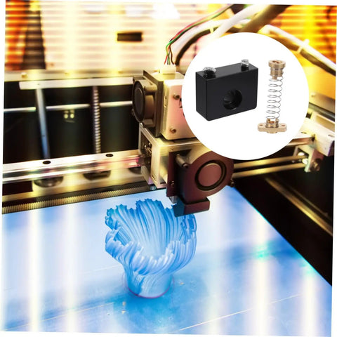 Pro Grade 3D Printer Lead Screw Upgrade Kit With Anti Backlash Z Axis Nut T8 Gap Nut And Stainless Steel Fixed Base in use