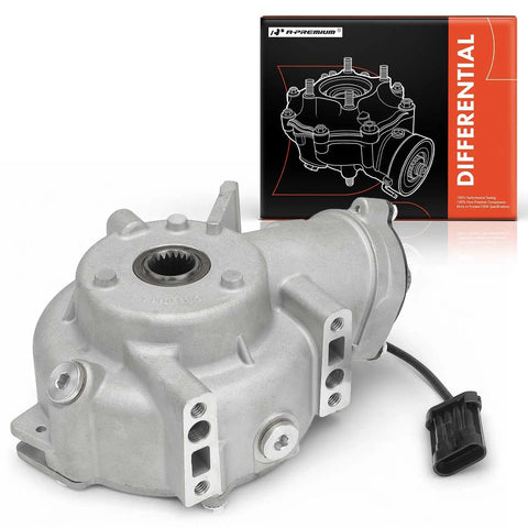 Drop Right In Front Differential Assembly Replacement For Polaris Ranger Crew Sportsman 4x4 Atv Utv Gearbox Unit, aluminum build, detailed view.