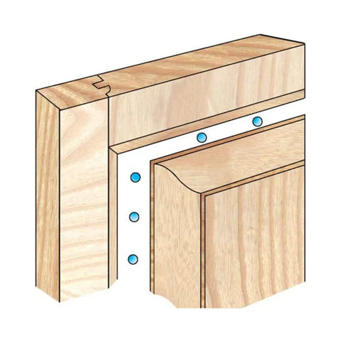 Quarter Inch Rubber Ball Cabinet Door Spacers Auto Center Alignment Tool Hella Sturdy Raised Panel Gap Stabilizer in use with wood joints