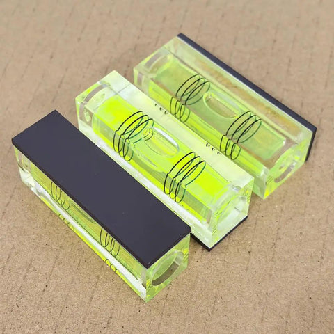 Dual Pack Micro Square Bubble Level With Magnetic Base Three Line Calibration Gauge Dead On Bullseye Alignment Heavy Duty Layout Tool For Steel Surfaces Boss Grade Build Quality