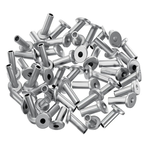 80 Pack Marine Grade 316 Stainless Steel 30 Degree Beveled Protector Sleeves for Wood Posts Fits 1/8 Inch Wire Rope Cable Railing DIY Balustrade Heavy Duty Protective Sleeves CR30
