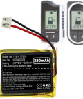 Replacement NiMH Battery Pack 3 7V 230mAh For Viper 7752V 7351V 7351P 7752X 7351X 7754P JFC 7752 7941 with remote key fobs