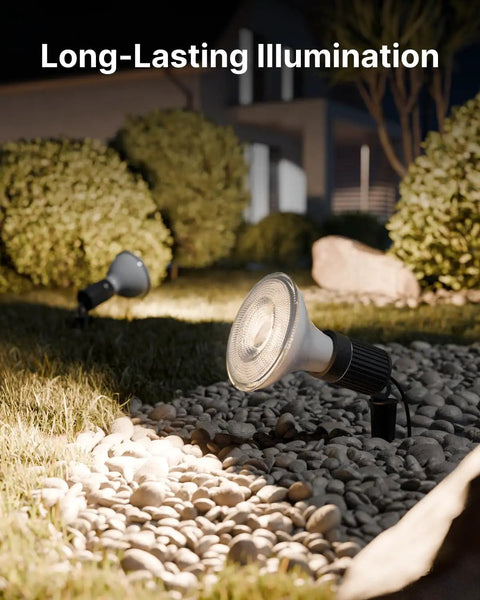 Two Pack PAR38 LED Flood Light Bulbs With Automatic Dusk To Dawn Sensor, E26 Medium Base, 15 Watt Equals 120 Watt, Non Dimmable Outdoor Security Spotlights That Amp Up Your Property Game Real Quick