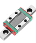 9mm Miniature Linear Rail With Bearing Steel Block For Mini Rail Systems Ball Retainer Design, top view showing load bearing points