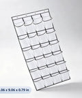 Over The Door Shoe Rack With 28 Spacious Pockets For Max Storage Capacity Breathable Mesh Hanging Shoe Organizer, 9.06x9.06in.