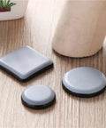 Heavy Duty Furniture Sliders Self Adhesive Floor Protectors Move Heavy Gear Without Breaking A Sweat 100 Pack circular and square glide pads