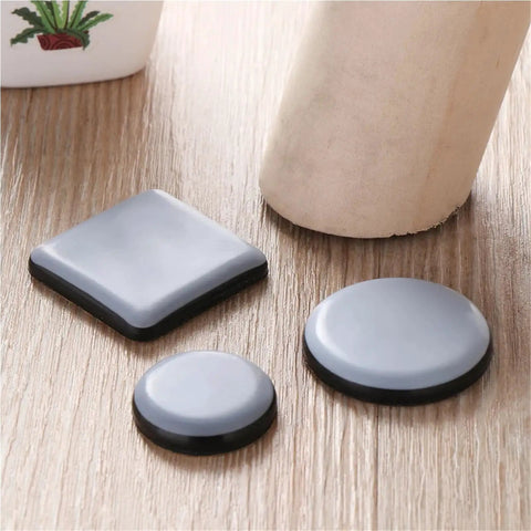 Heavy Duty Furniture Sliders Self Adhesive Floor Protectors Move Heavy Gear Without Breaking A Sweat 100 Pack circular and square glide pads