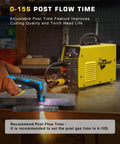 HXC400D Plasma Cutter 110/220V Dual Voltage 40A Non High Frequency Non Touch Pilot Arc in use cutting steel with LED display