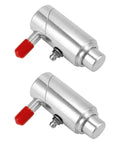 Heavy Duty Three Quarter Inch Cam Lock Wrecker 2 Pack With Spring Loaded Twist Lock Plunger Pin And Built In Grease Fitting Zinc Plated